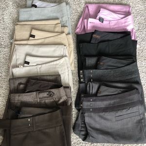 9 pair of The Limited dress pants. “Cassidy” or “Drew” style. Sizes 8-12.